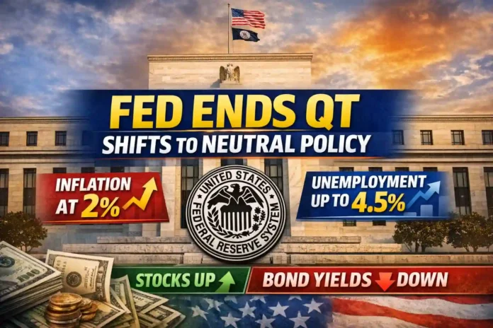 Federal Reserve Issues Statement on Balance Sheet Reduction and Monetary Policy Stance