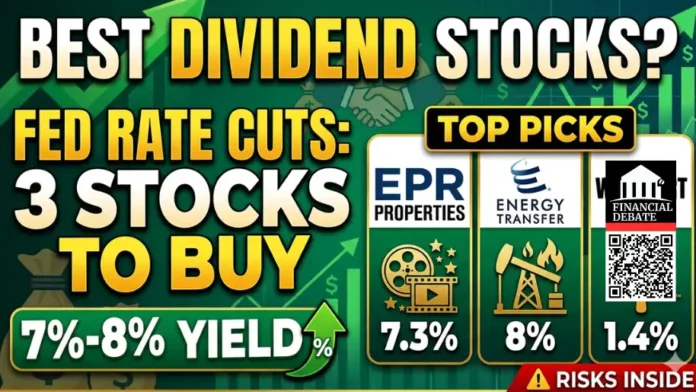 Alt text: A financial thumbnail with a green background featuring a bull graphic, up arrows, dollar signs, a handshake, and a money bag. The title in bold yellow and white text reads 